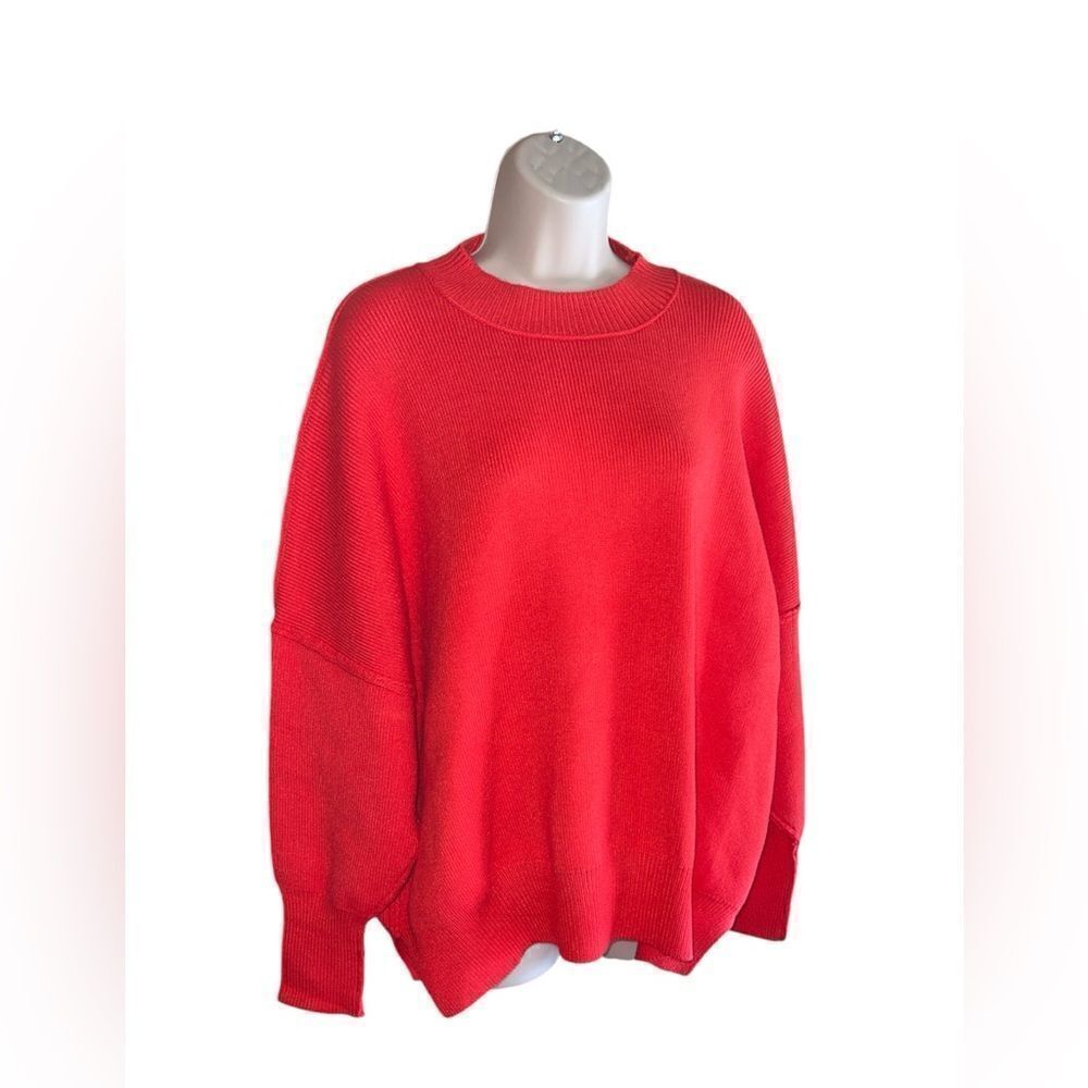 In loom oversized orange sweater size L